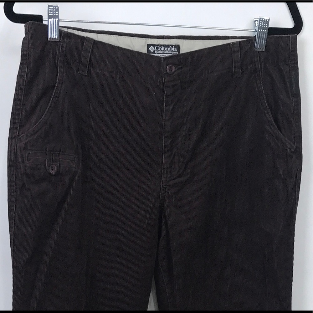 Columbia Womans Brown Corduroy Jeans Size 10 Straight Leg‎ - Picture 3 of 7